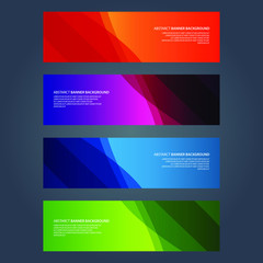 Vector Abstract design banner web template