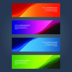 Vector Abstract design banner web template