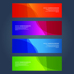 Vector Abstract design banner web template