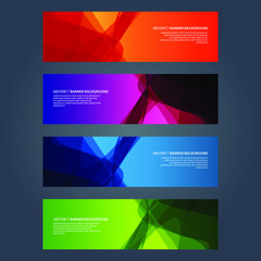 Vector Abstract design banner web template