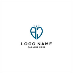 logo design for companies, Inspiration from the initial letters of the BJ logo icon. - Vector