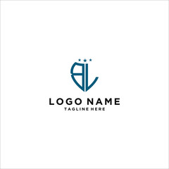 logo design for companies, Inspiration from the initial letters of the BL logo icon. - Vector
