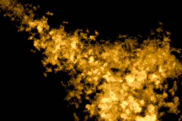 golden abstract textured cloud