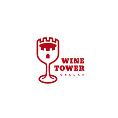 Wine tower logo