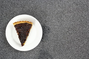 Chocolate, Pear and Pecan Tart