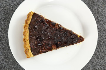 Chocolate, Pear and Pecan Tart
