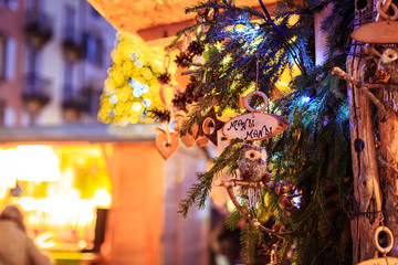Fototapeta premium Christmas Fair in Italy