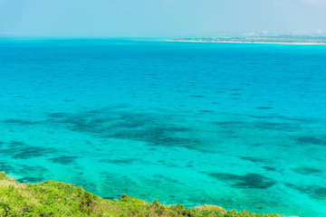 Obraz premium 宮古島の海 Beautiful beach in Miyakojima Island, Okinawa.