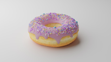 Donut Dessert object Beauty shot