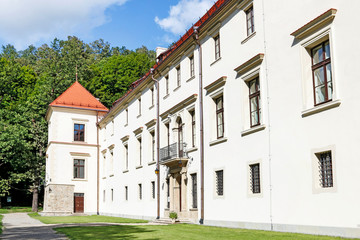 Fototapeta premium SUCHA BESKIDZKA,POLAND - SEPTEMBER 14, 2019: Royal castle
