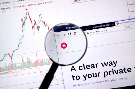 Bytecoin home page