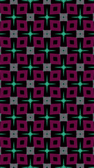 Ornate geometric pattern and abstract multicolored background