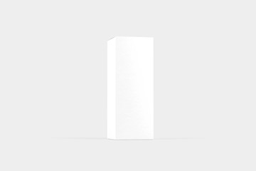 Dropper Bottle Box Packaging White Mockup