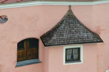 Detail of building in Rattemberg, Austria