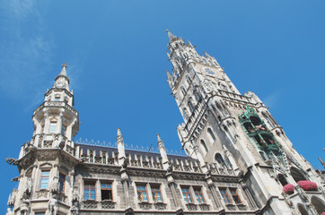 Obraz premium Munich, Germany - New Town Hall ( German: Neues Rathaus )