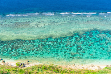 Obraz premium 宮古島の海 Beautiful beach in Miyakojima Island, Okinawa.