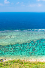 宮古島の海　Beautiful beach in Miyakojima Island, Okinawa.