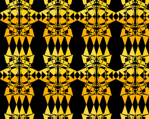 Cute geometrical textile pattern design and modern stylish wallpaper