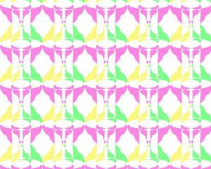 Cute geometrical textile pattern design and modern stylish wallpaper