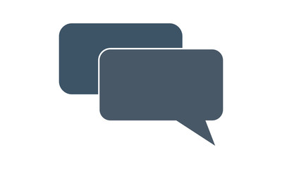 Chat icon with a speech bubble, ideal for website design, logos, apps, and user interfaces