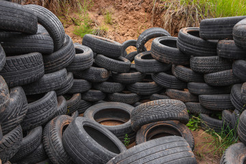 old tires - 295439729