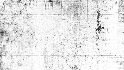 Vintage scratched grunge overlays on isolated white background for copyspace. Old film effect overlays