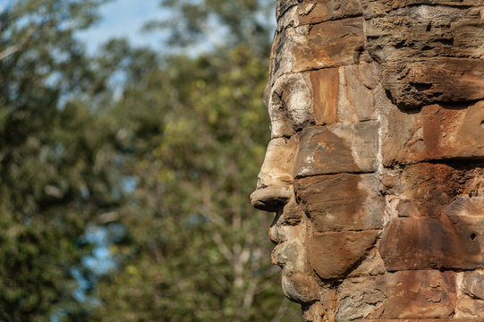 The enigmatic smile of the Bayon, Siem Reap, Cambodia 