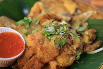 タイで有名な料理のオースワンの写真