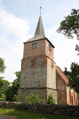 Fototapeta na wymiar Kirche in Norddeutschland