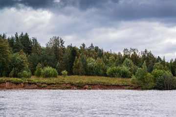 Wild nature of northwest Russian rivers