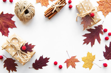 Autumn holiday composition