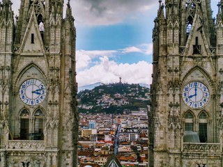 Cathedral of Quito in Ecuador
