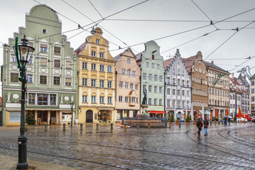 Square in Augsburg, Germany