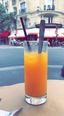 Orange Juice High Quality Picture With Street Background