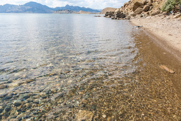 Crimea. Black Sea. The mountains.
