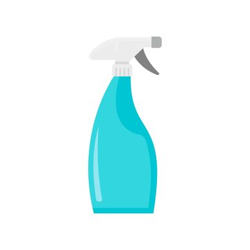 Clean spray bottle icon. Flat illustration of clean spray bottle vector icon for web design