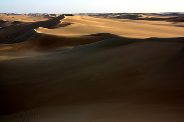 Beautiful Sand Dunes in the Sahara Desert near Siwa Oasis, Egypt