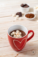 hot chocolate with marshmallows