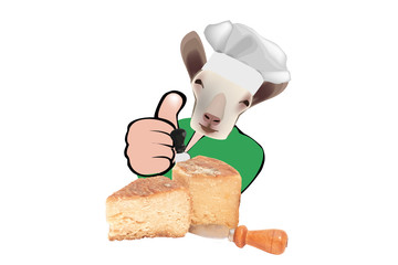 porzione di formaggio stagionato con coltello apposito