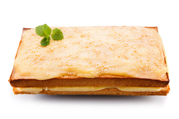 Layer cake isolated on white background