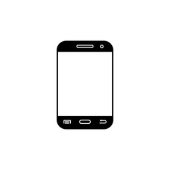 smartphone icon vector flat design