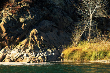 Naklejka premium Beautiful nature of East Kazakhstan
