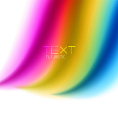 Flowing color wave pattern background