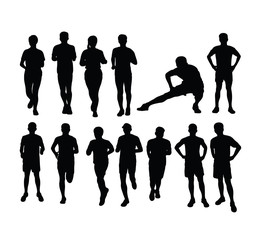 Running Silhouettes, art vector design