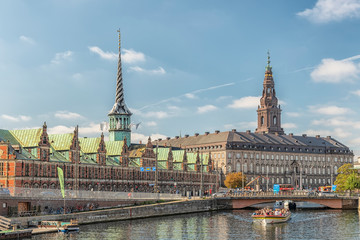Copenhagen Tourist Sightseeing - obrazy, fototapety, plakaty