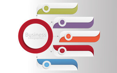 Fototapeta premium set of colorful banners