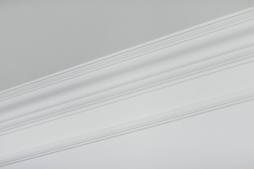 Molding on ceiling detail, interior design and architectural abstract background © Anna Studio