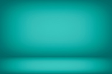 Turquoise Luxury Gradient Background, Suitable for Presentation and Backdrop.