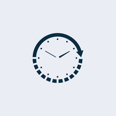 Clock Icon, Time Icon for website and mibile app