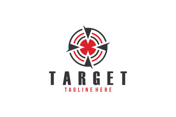 target logo icon vector isolated